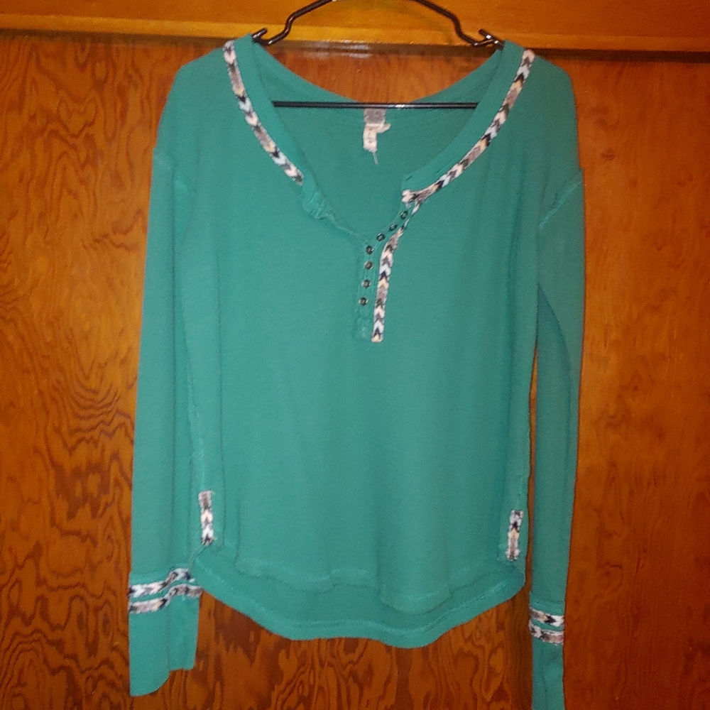 We The Free Green Thermal Top
